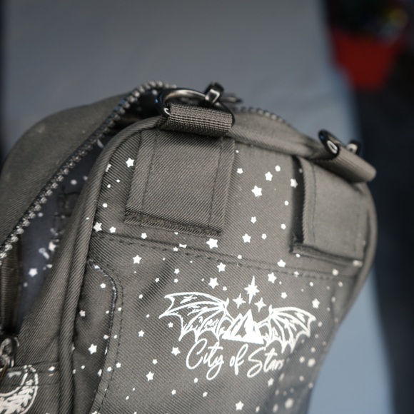 ACOTAR- Black Crossbody Bag with Celestial Design - Picture 6 of 6